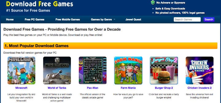 play games for free online without downloading