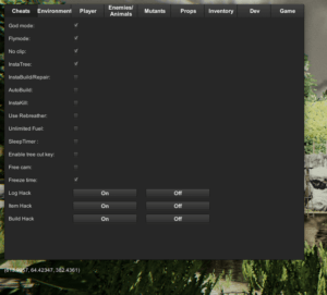 the forest mod menu .67