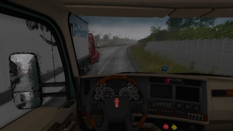 American truck simulator cabin accessories mod