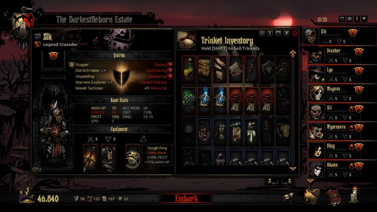 darkest dungeon inventory mod not working