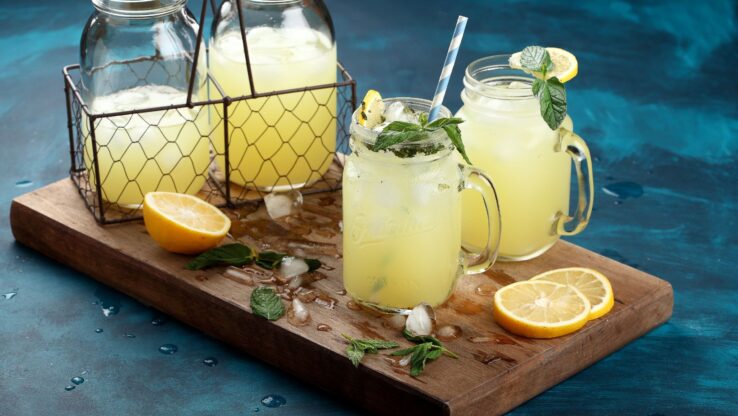 storing lemonade in a pewter pitcher can result in