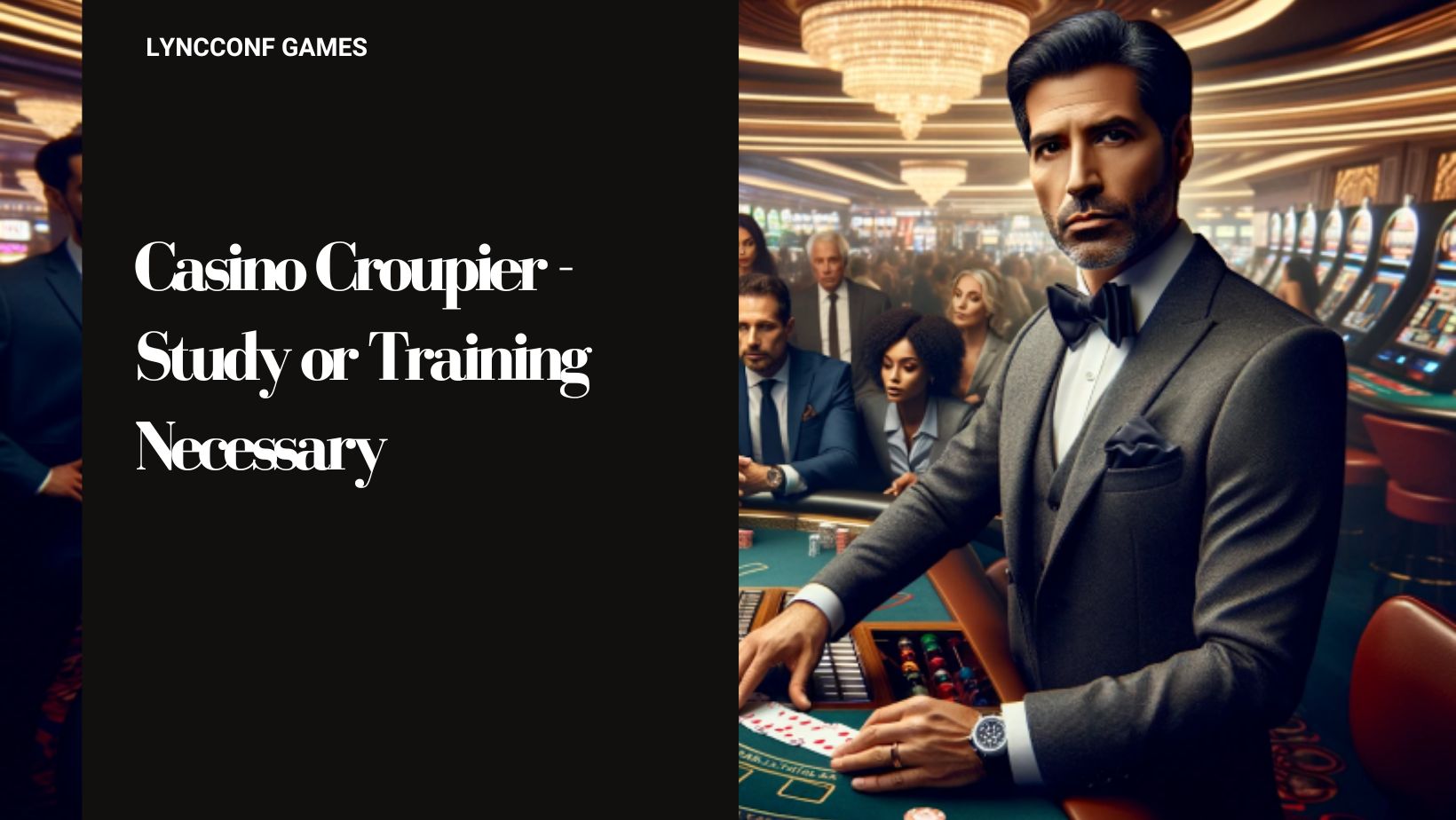 Casino croupier study or training necessary