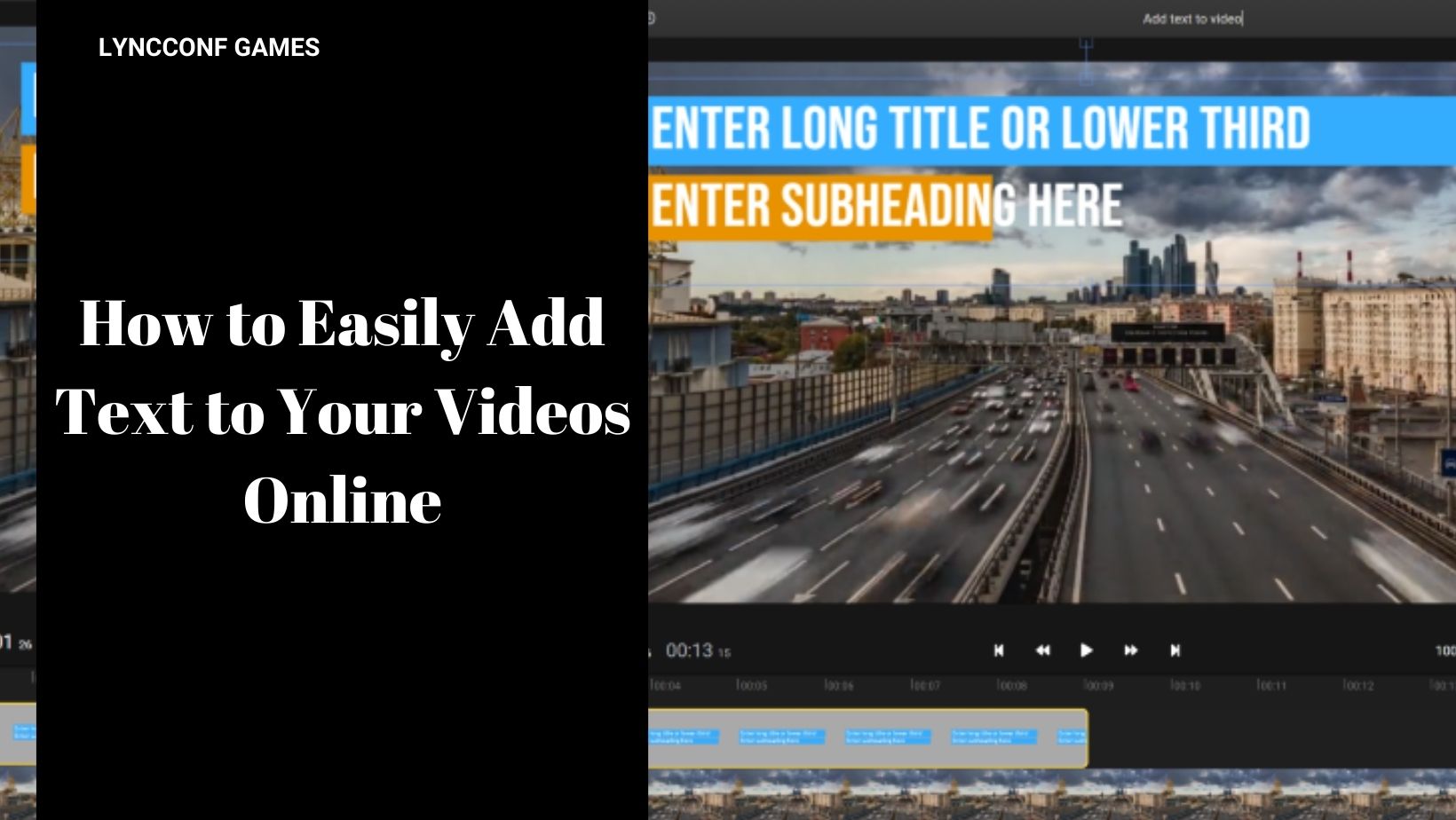 How to easily add text to your videos online