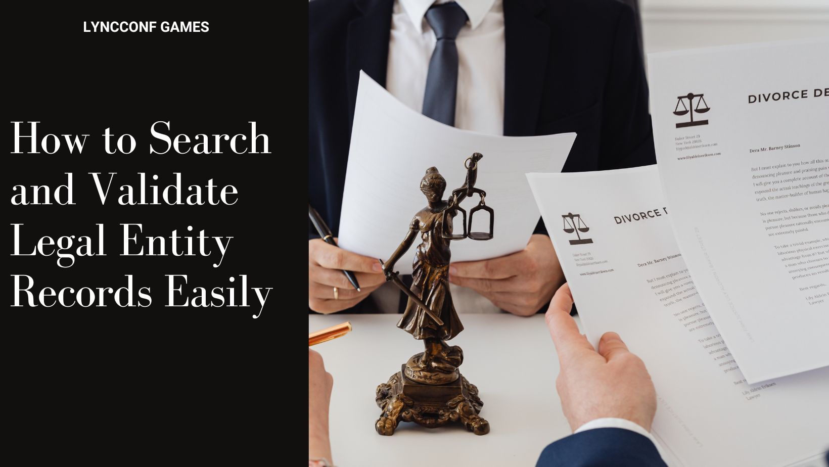 How to search and validate legal entity records easily