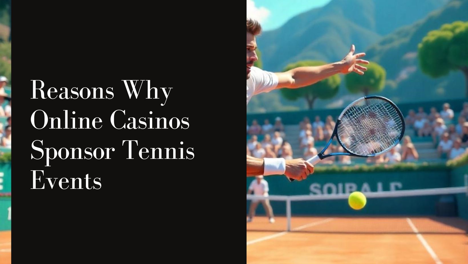 Reasons why online casinos sponsor tennis events