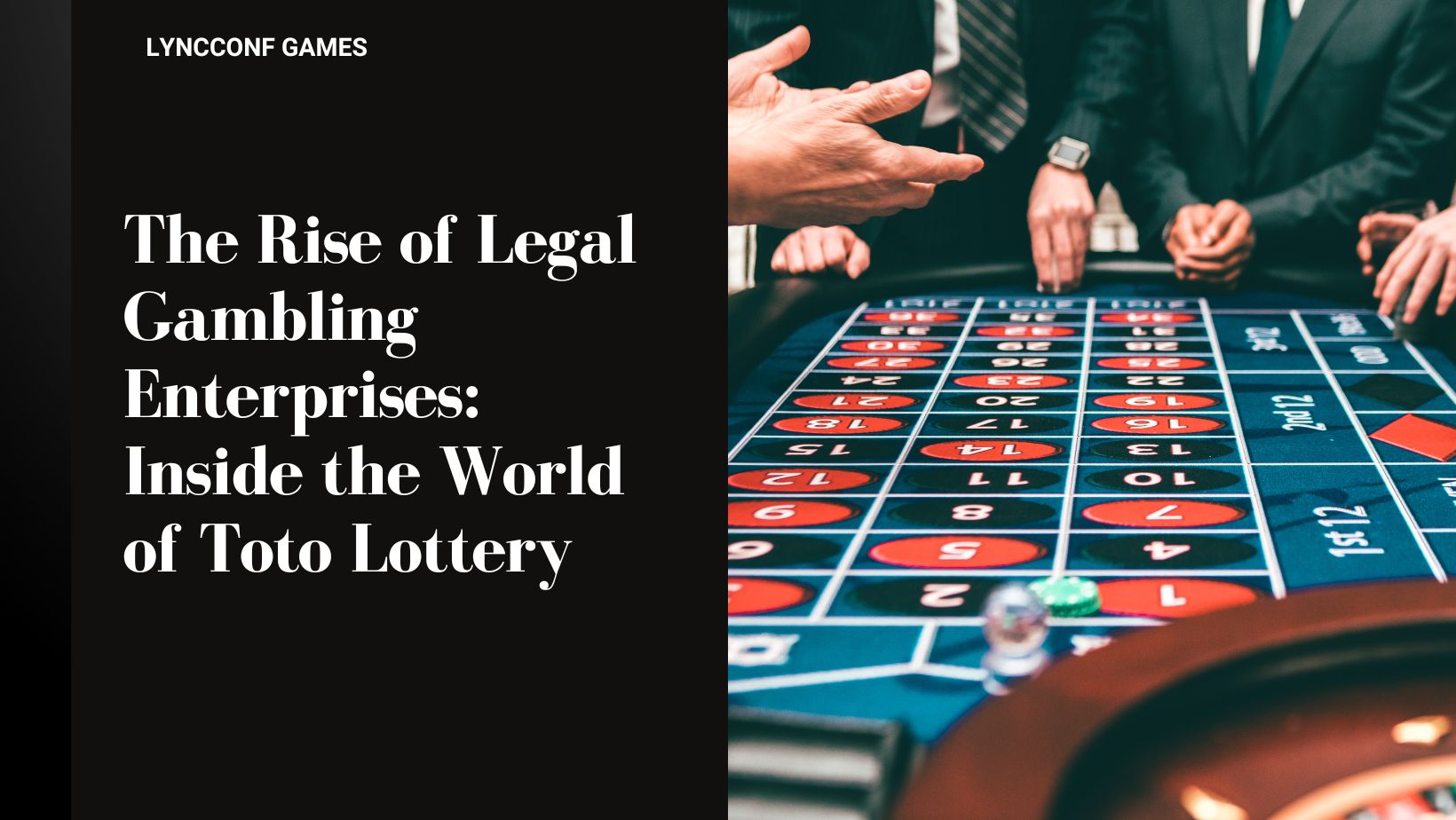 The rise of legal gambling enterprises inside the world of toto lottery
