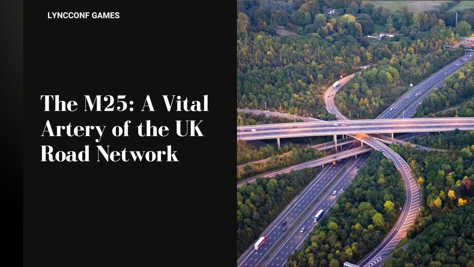 The m25 a vital artery of the uk road network