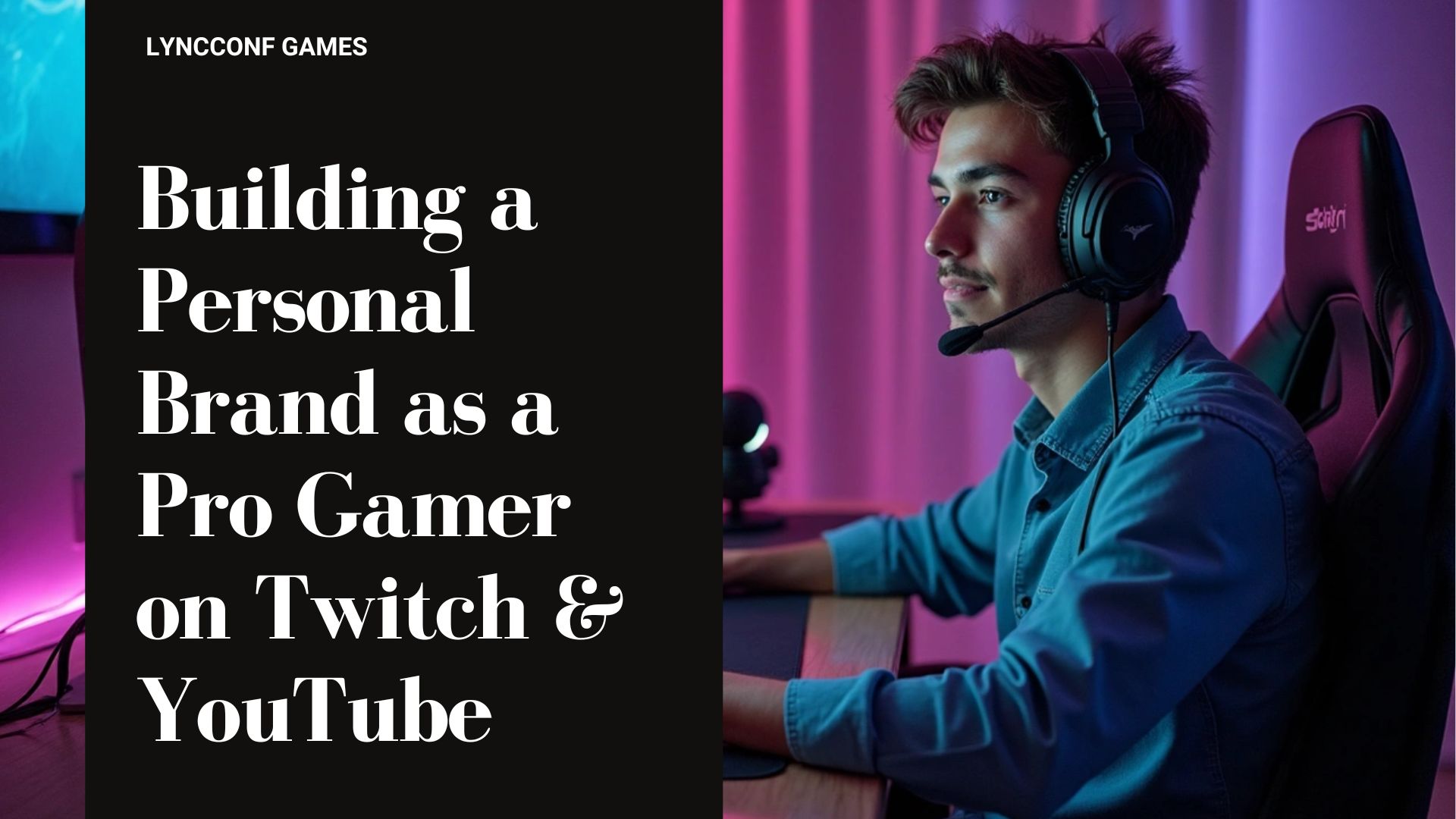 Building a personal brand as a pro gamer on twitch youtube