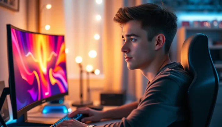 gaming monitors curved