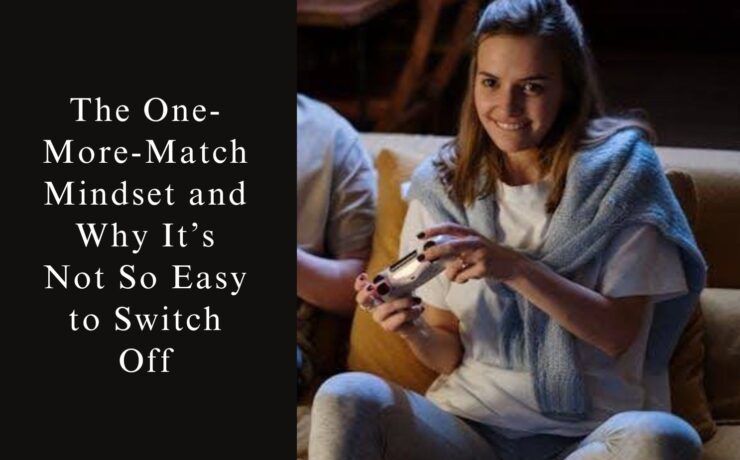 Two people playing a game together