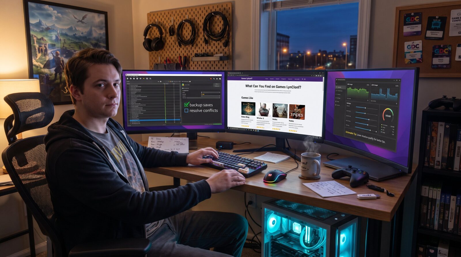 What Can You Find on Games LyncConf?