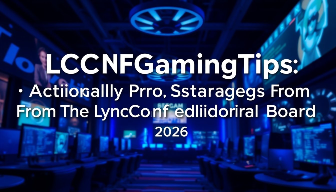 lccnfgamingtips by lyncconf editorial board